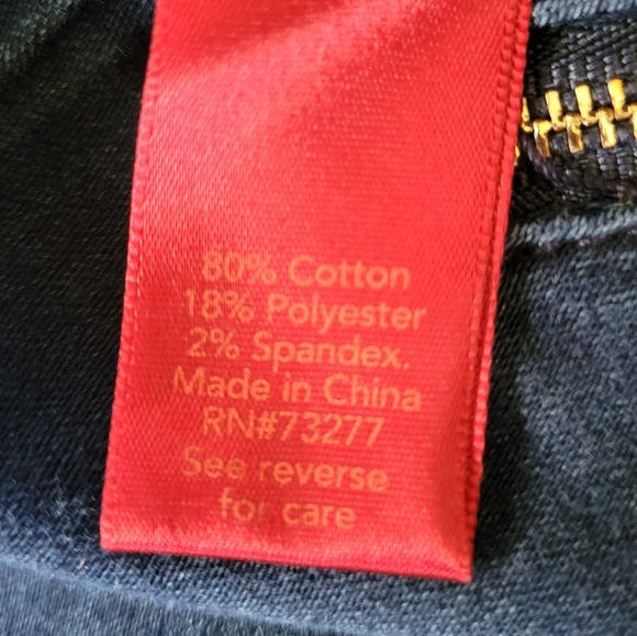 Dark Distressed Jeggings Super Skinny Pull On Jeans Zip Pockets Jennifer Lopez 2 - Picture 4 of 5